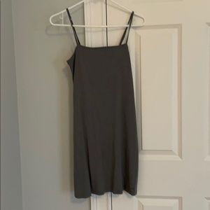 Dark gray Hollister body-con mini dress.